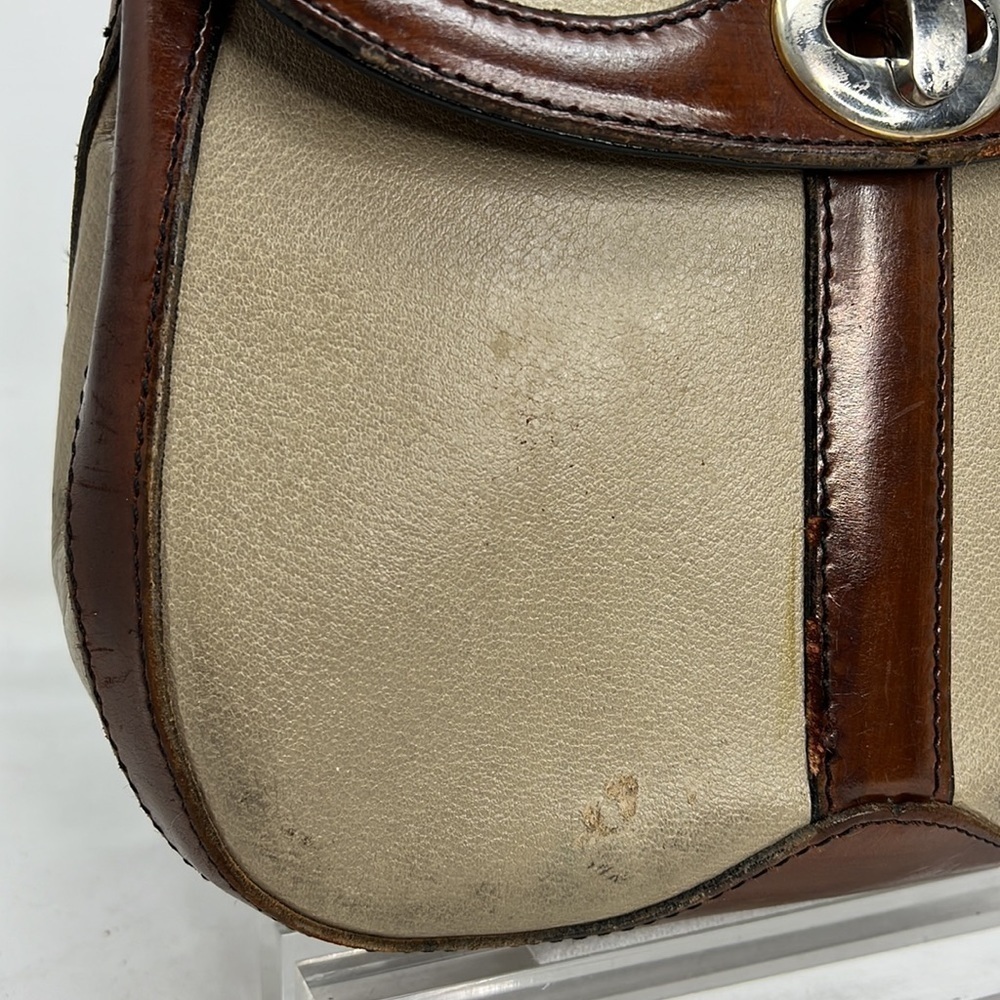 Koret Structured Large Leather Shoulder Handbag - image 5